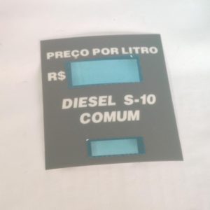 Adesivo PPL diesel S10 comum