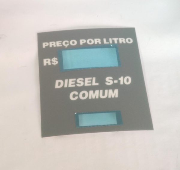 Adesivo PPL diesel S10 comum