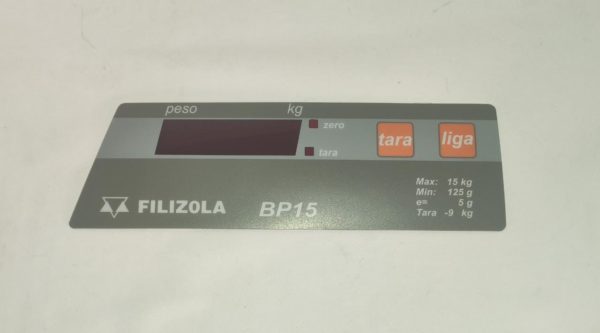 Teclado para balança Filizola BP15 cinza